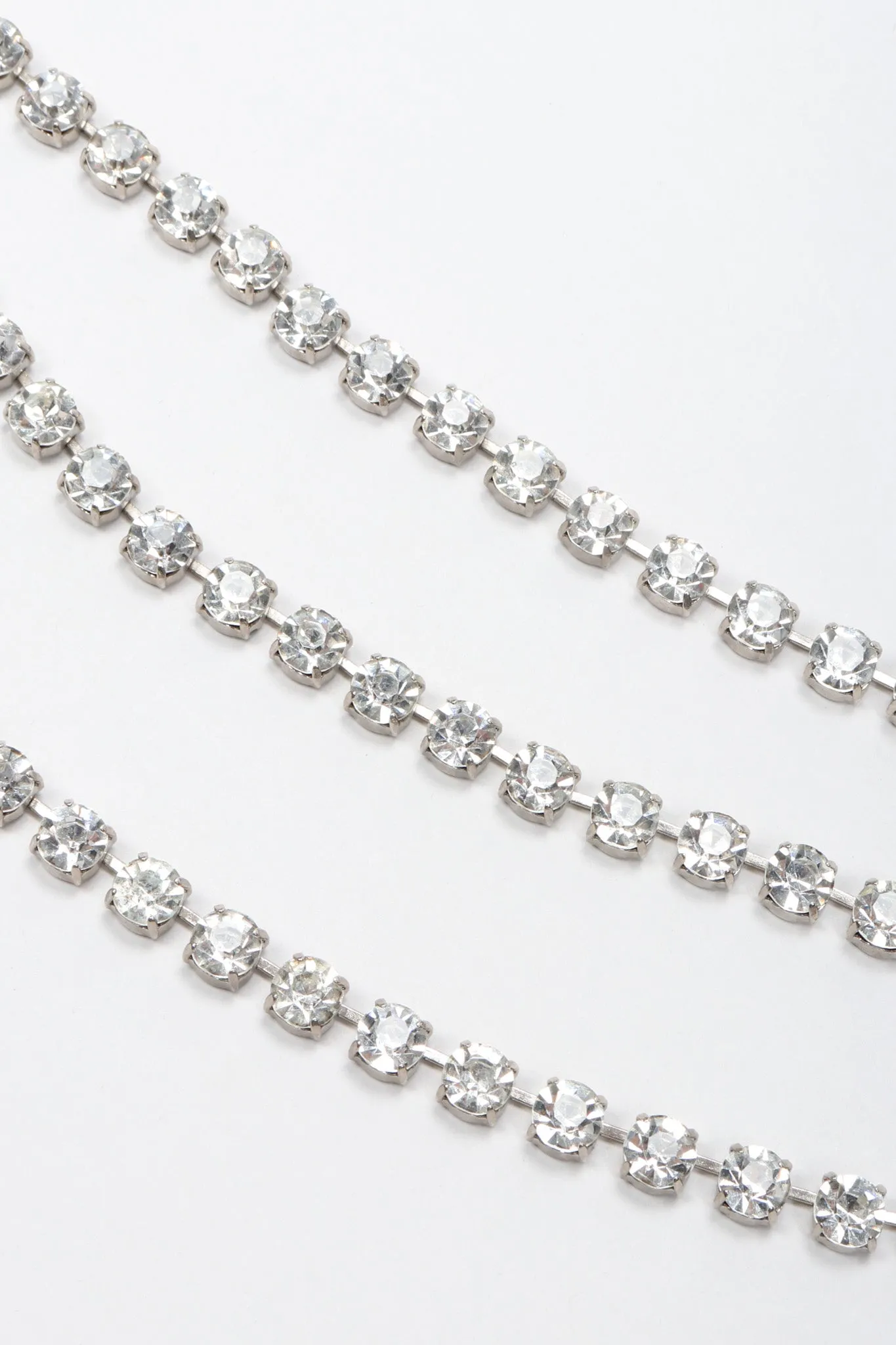 Triple-Strand Crystal Collar