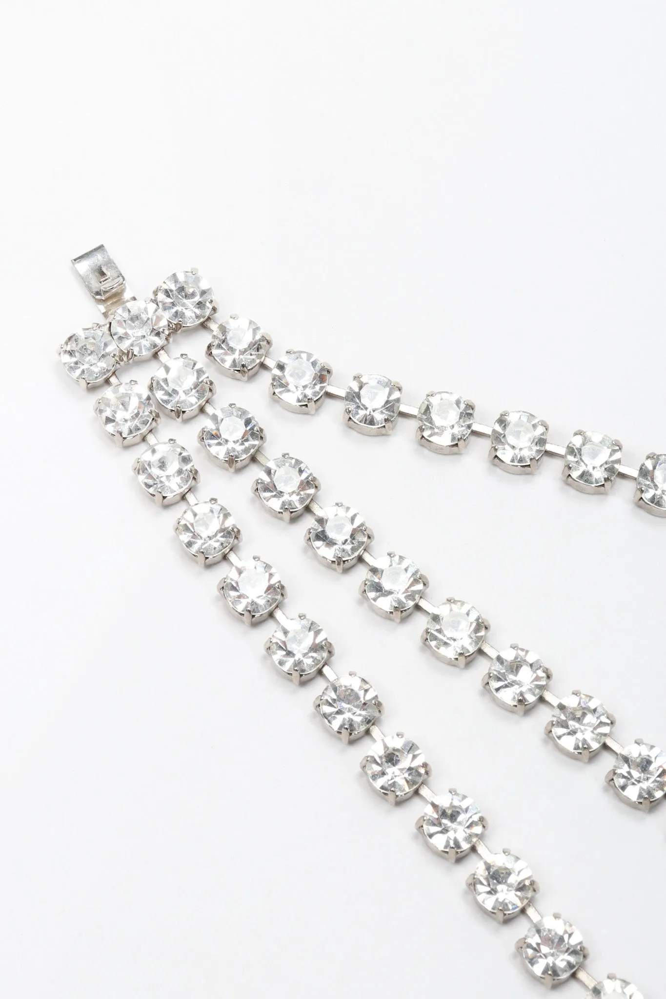 Triple-Strand Crystal Collar