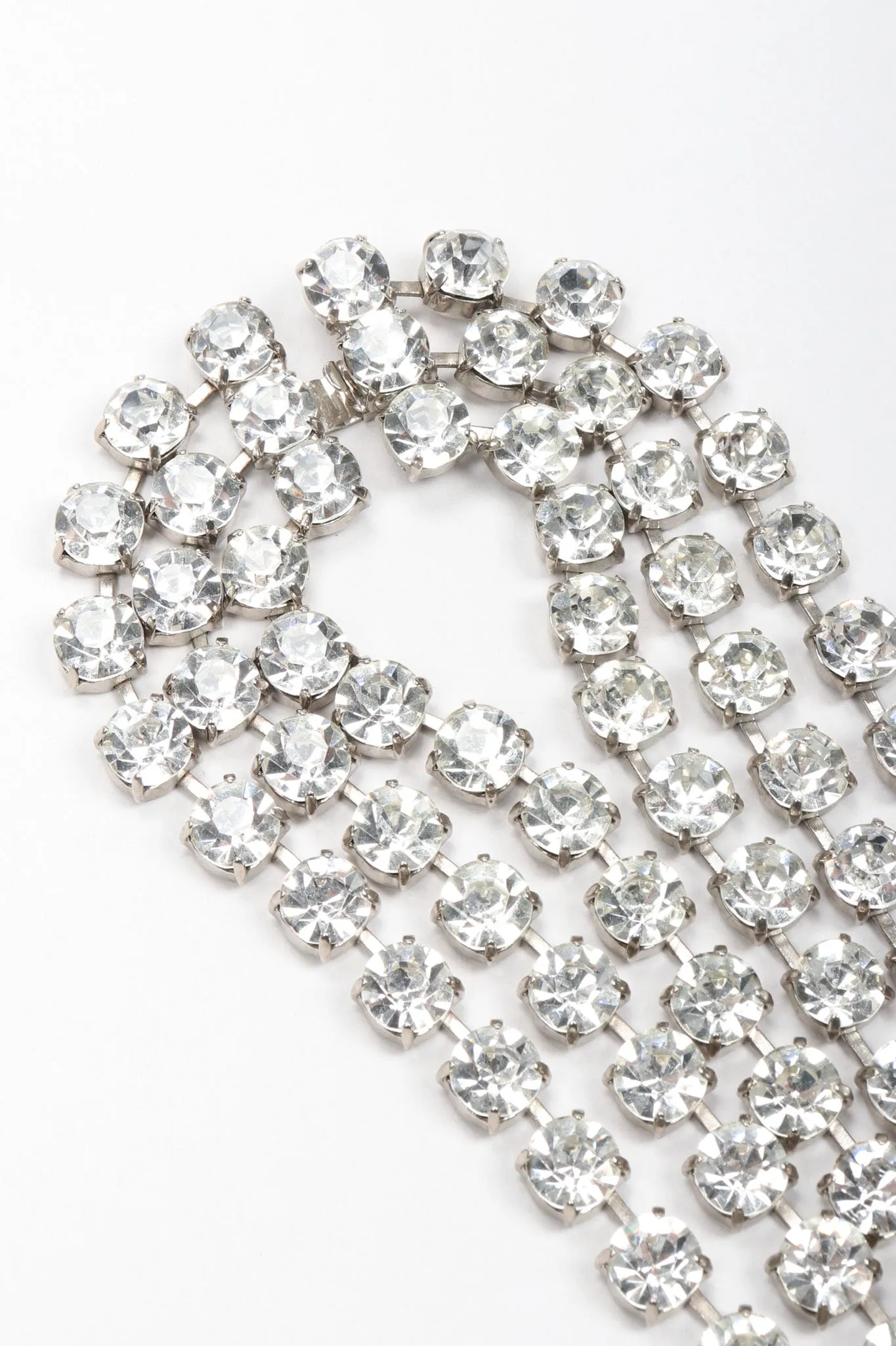 Triple-Strand Crystal Collar