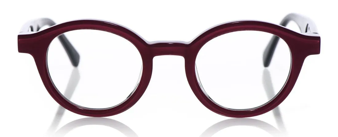 TV Party Average Color 02 - Layered Raspberry Front with Layered Grey Temples