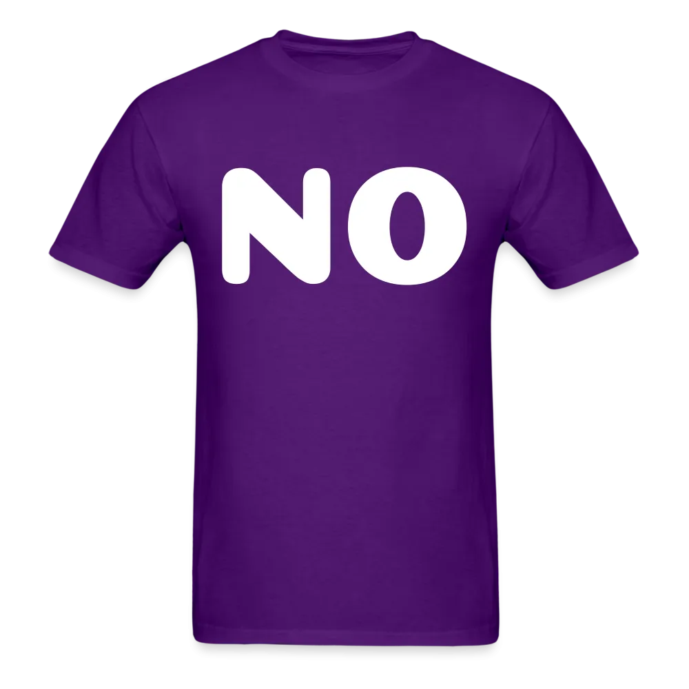 Unisex Classic T-Shirt stating NO
