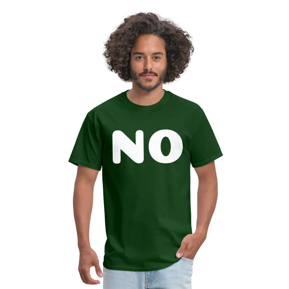 Unisex Classic T-Shirt stating NO