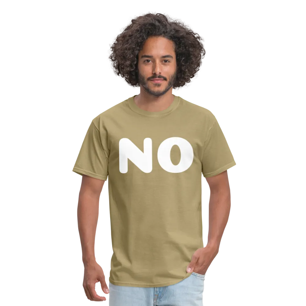 Unisex Classic T-Shirt stating NO