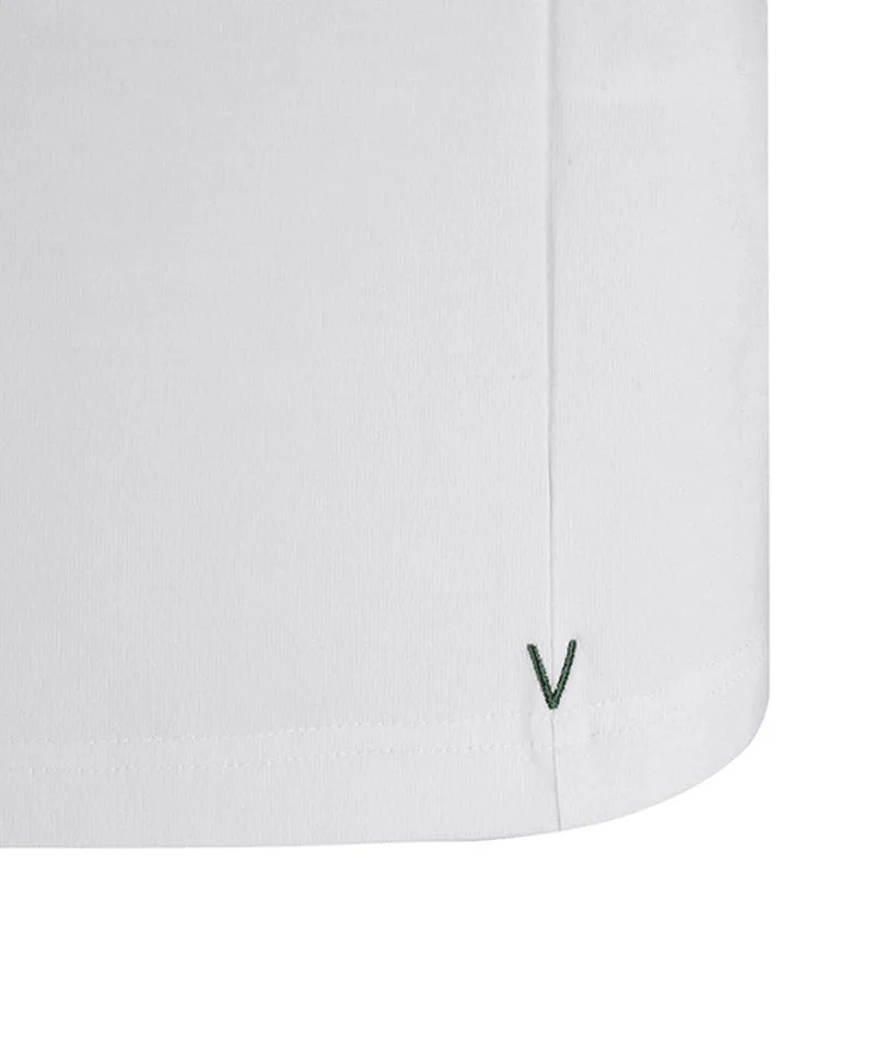 Vice Golf Atelier Unisex Orange Scramble Round T-Shirt - White