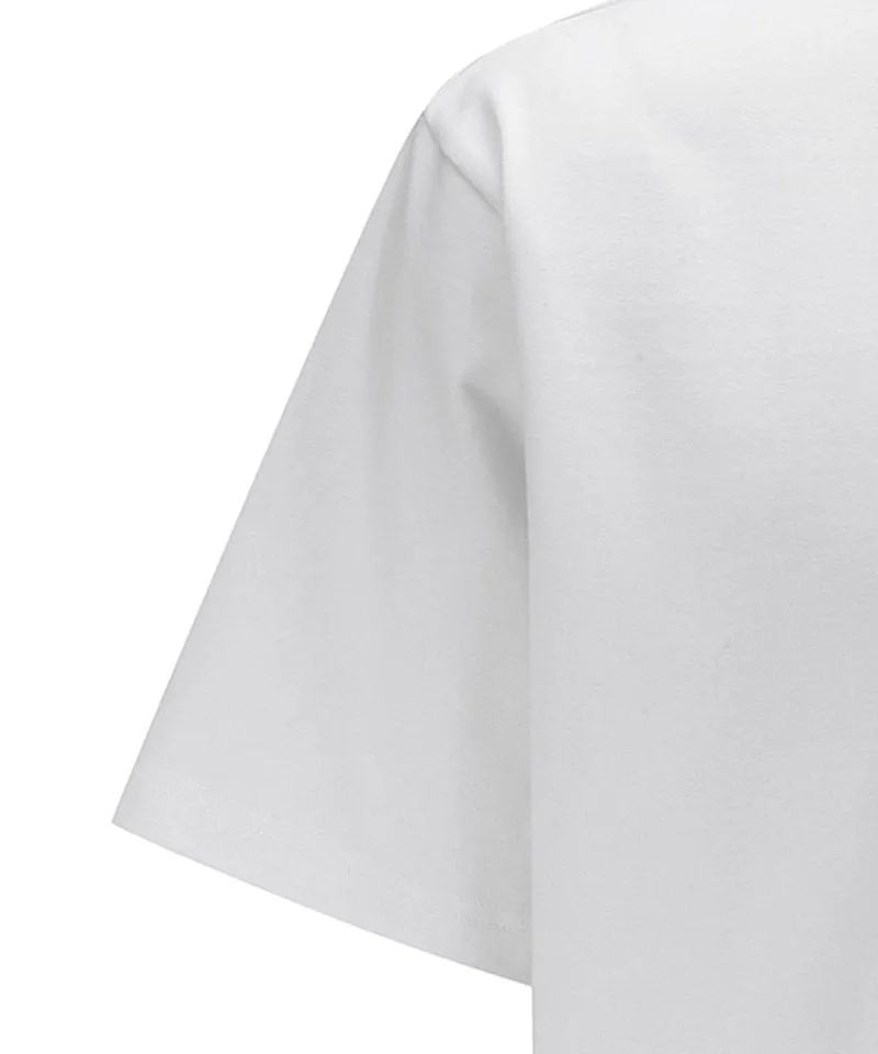 Vice Golf Atelier Unisex Orange Scramble Round T-Shirt - White