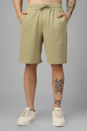 Vintage Regular Fit Shorts (Gravel Green)