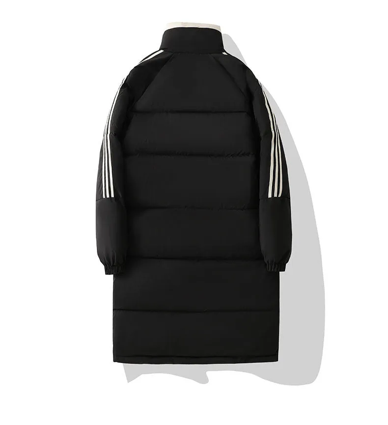 Water-Resistant and Windproof Full-Zip Puffer Coat for Women