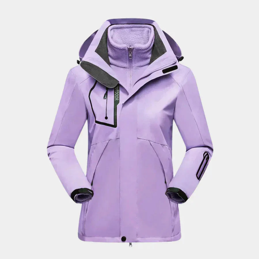 Waterproof women's ski jacket - Desi