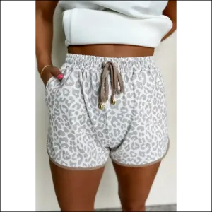 White Leopard Chic Shorts: so Comfy It's Criminal! 🐆 Needful Things