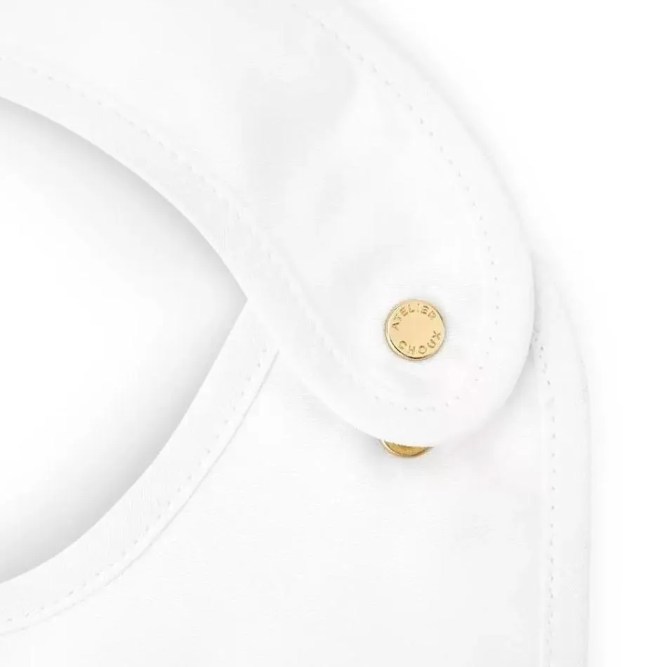 White Rocking Horse Bib
