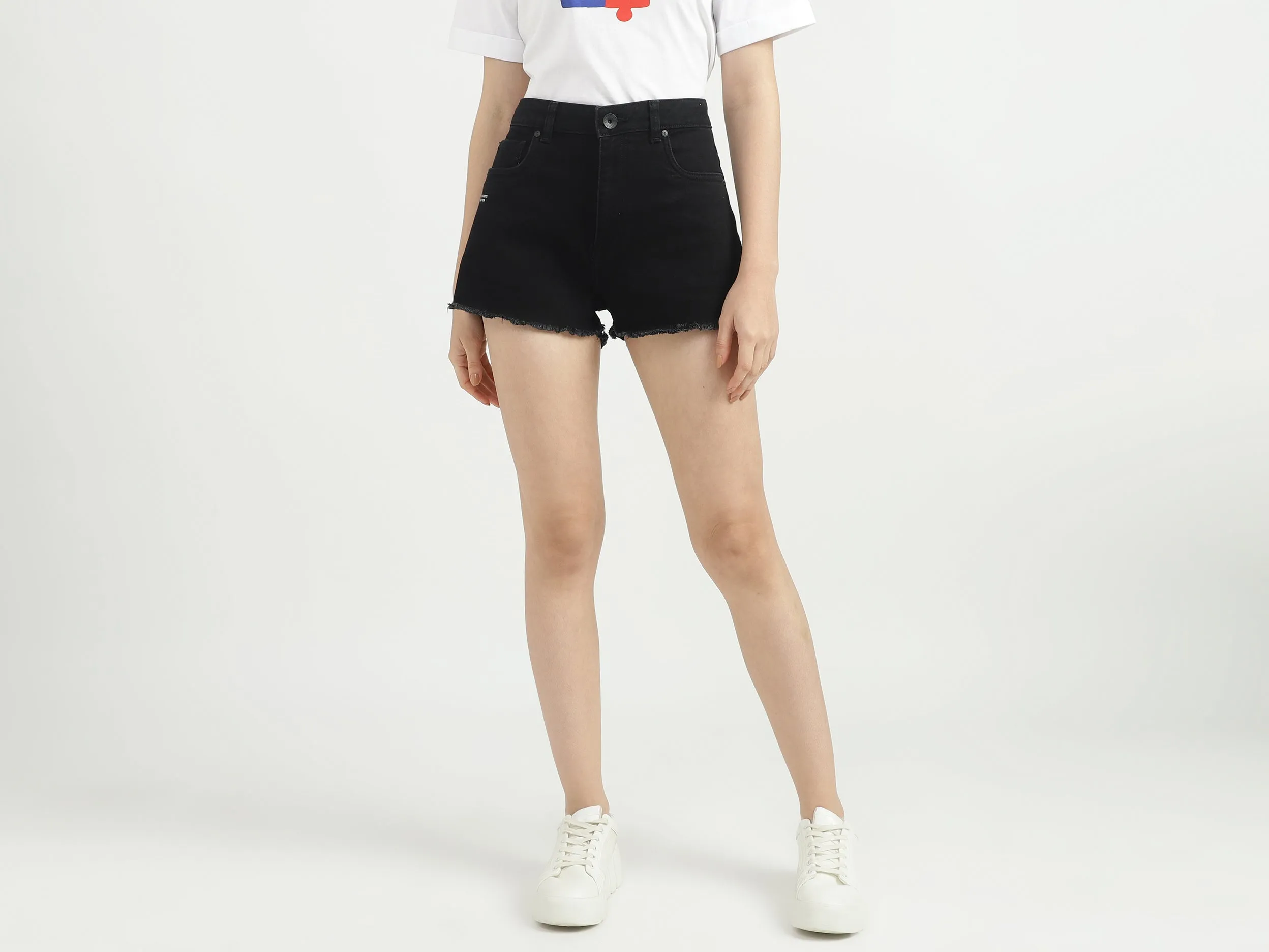 Women Solid Regular Fit Shorts