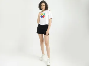 Women Solid Regular Fit Shorts