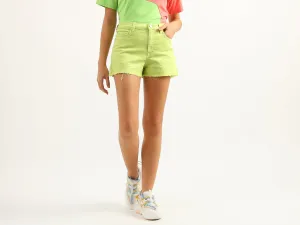 Women Solid Regular Fit Shorts