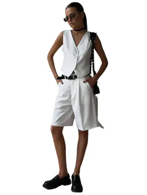 Women Vest Shorts Two-Piece Set