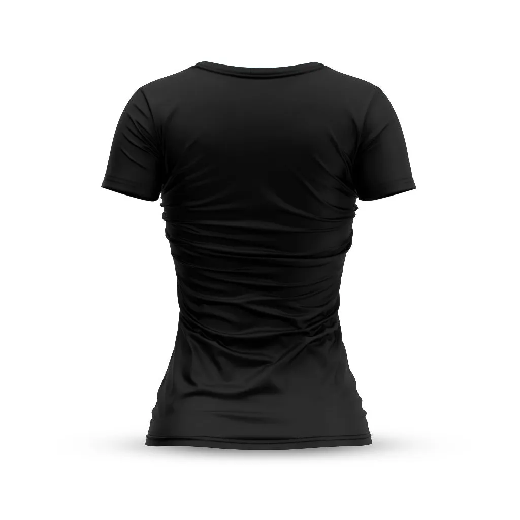 Women's Black Doppio Recycled T Shirt