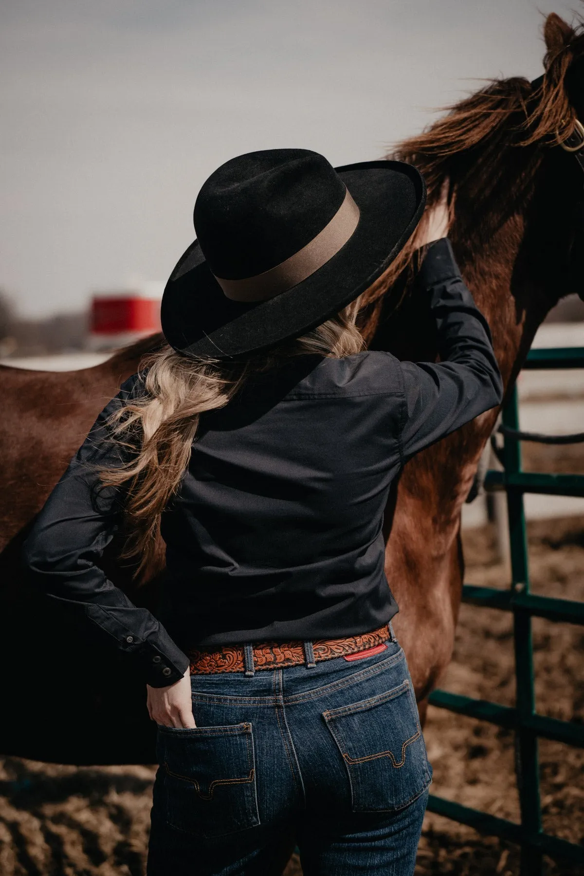 Women's Kimes Ranch Team Button Down Shirt (White L & XL Only)