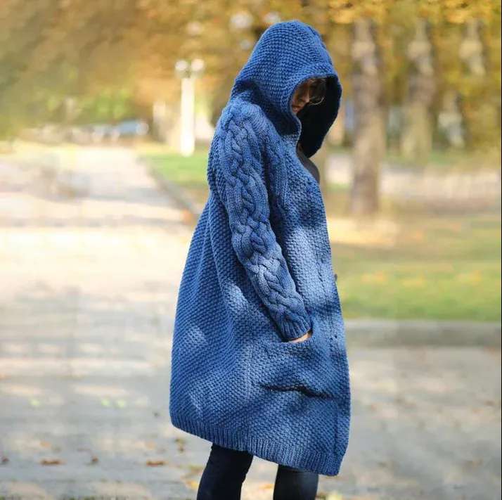Women's Long Hooded Jacket by Lynda