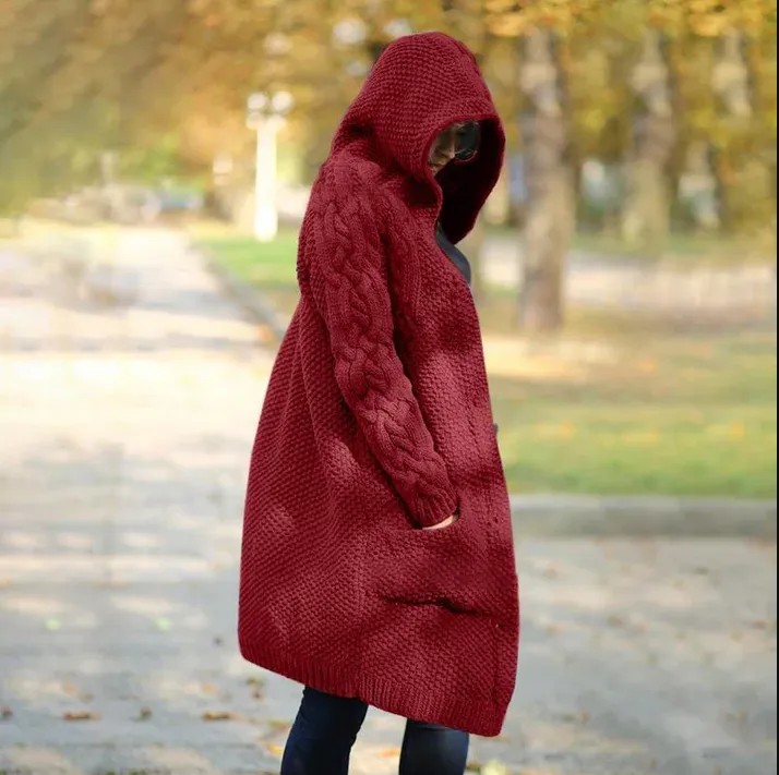 Women's Long Hooded Jacket by Lynda