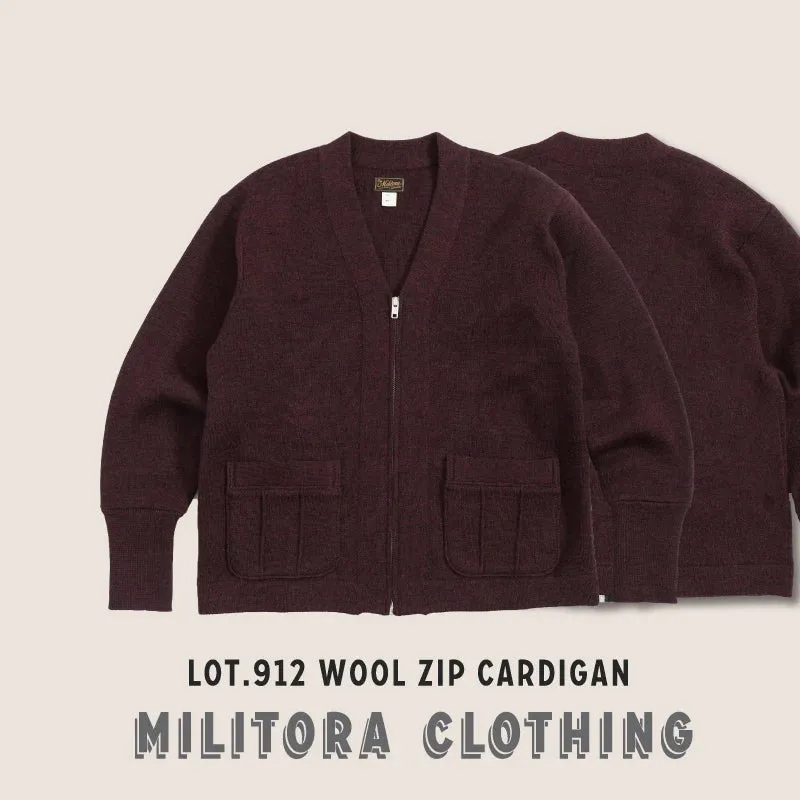 Wool Zip Cardigan
