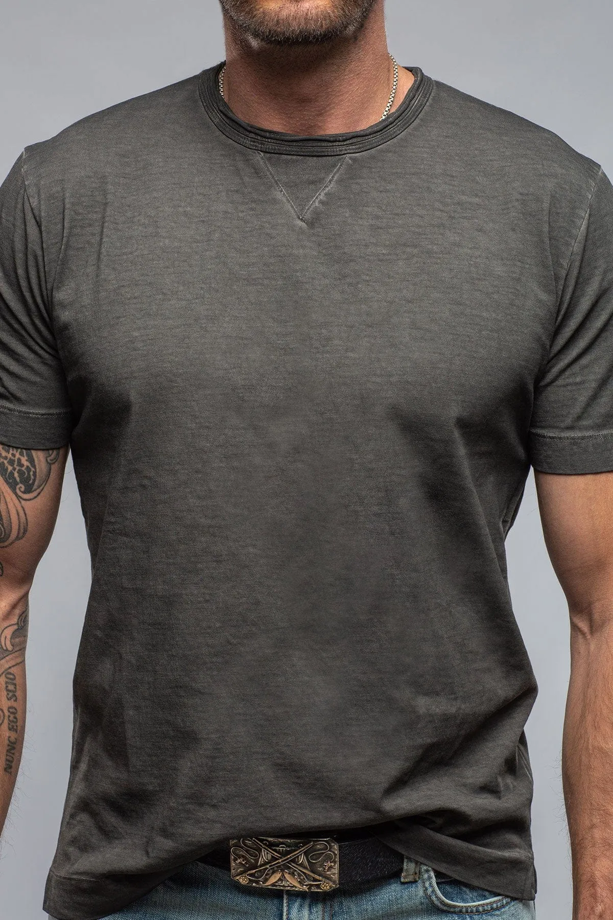 York Crew Neck in Charcoal