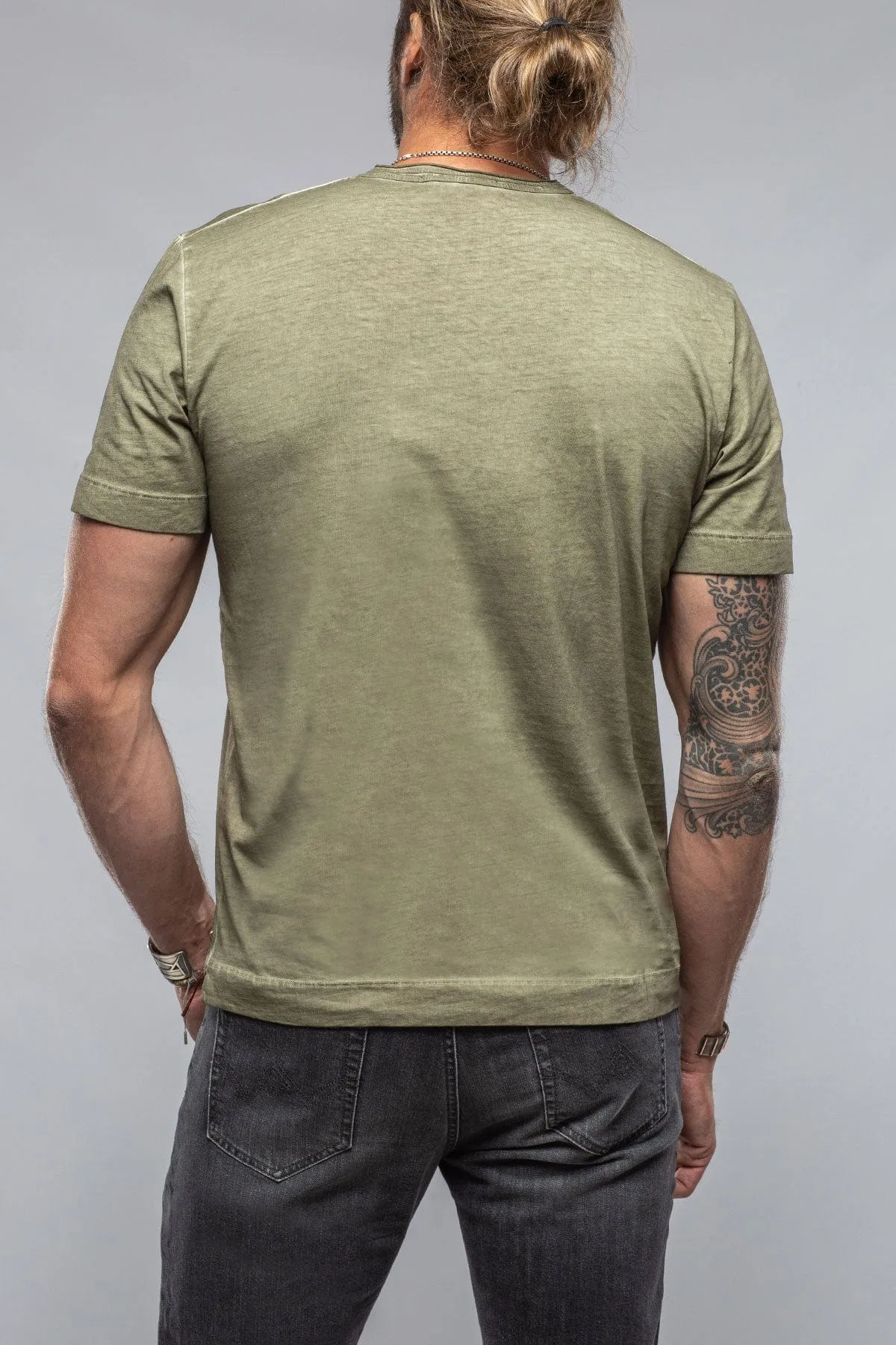 York Crew Neck in Moss