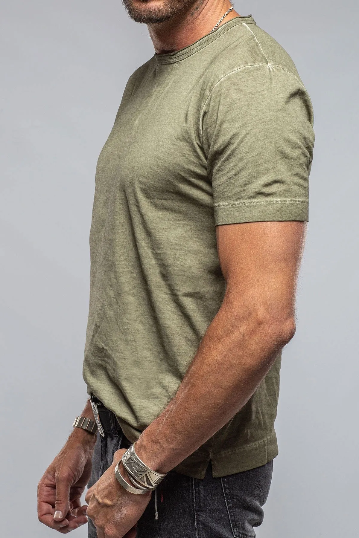 York Crew Neck in Moss
