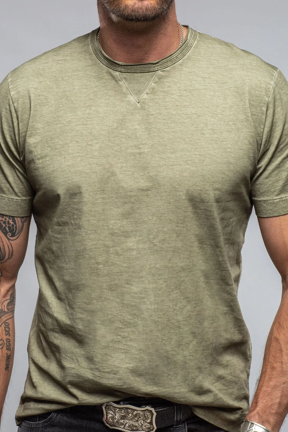 York Crew Neck in Moss