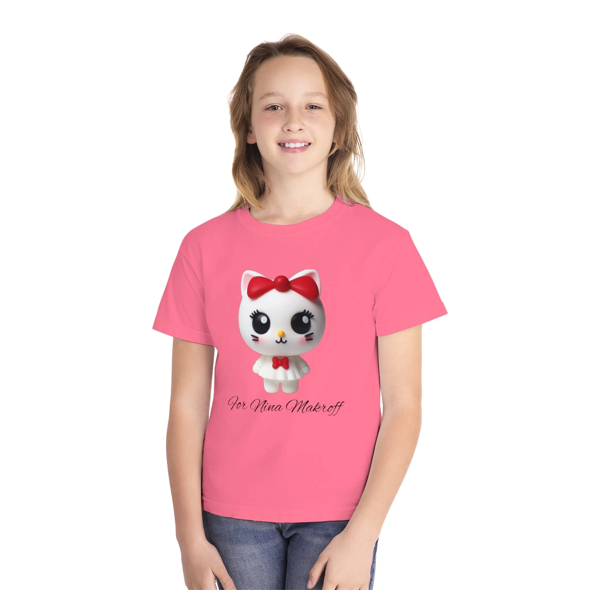 Youth Hello Kitty Tee - Margo Makaroff with Personalization