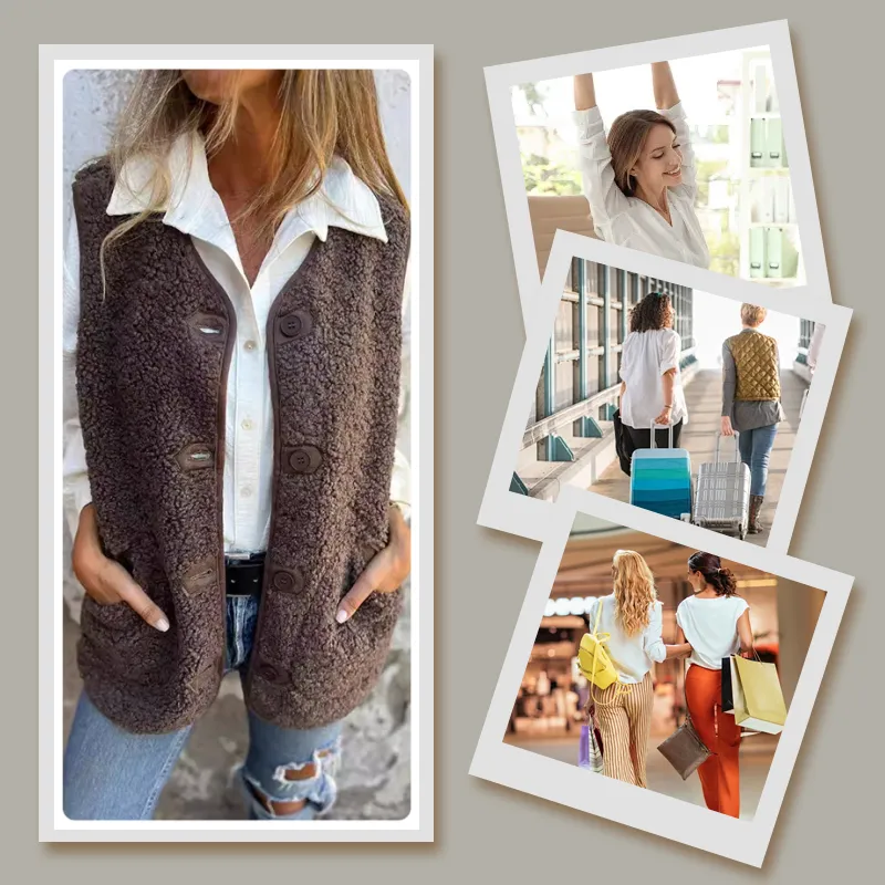 Zebby™ - Cozy Buttoned Vest