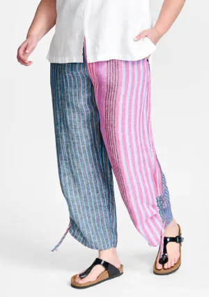 Zen Pant With Elastic Waist Endless Stripes